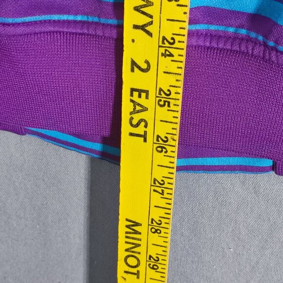 Etnies hoodie women's size M purple and blue colour full zip kangaroo pocket - Picture 8 of 8